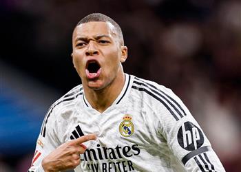 مبابي يسجل هدف ريال مدريد الثاني أمام ريال سوسيداد