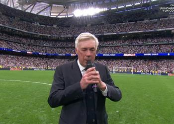 بـ الدموع أنشيلوتي يودع ريال مدريد بكلمات مؤثرة ويتذكر ليالي الريمونتادا