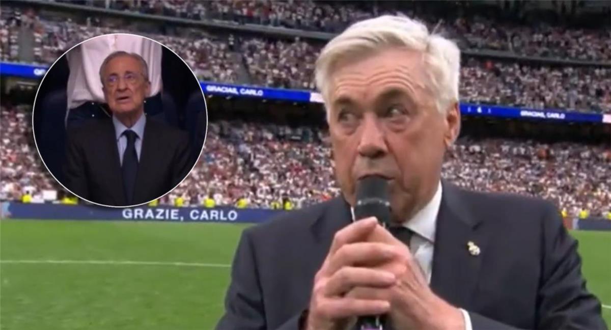 نيوز برو : أنشيلوتي يتسبب في بكاء رئيس ريال مدريد