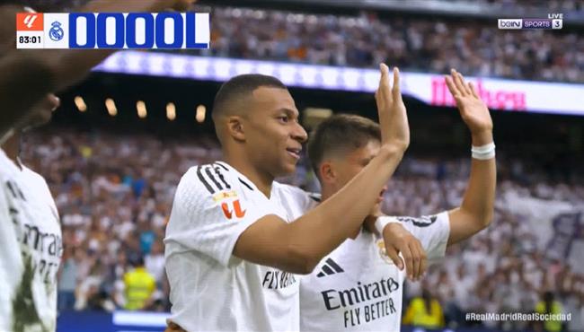 اهداف مباراة ريال مدريد وريال سوسيداد 2 0 الدوري الاسباني