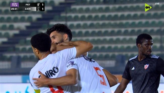 اهداف مباراة الزمالك وبتروجيت 3 1 الدوري المصري