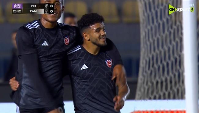 هدف بتروجيت الاول في مرمي الزمالك بالدوري المصري