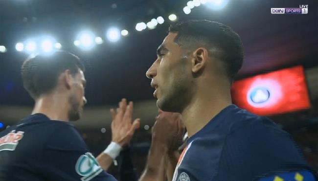 هدف اشرف حكيمي في مرمي ريمس بكأس فرنسا