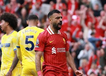فيديو محمد صلاح يسجل هدف تعادل ليفربول أمام كريستال بالاس