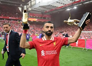 للمرة الرابعة محمد صلاح يفوز بجائزة هداف الدوري الإنجليزي 2024 2025