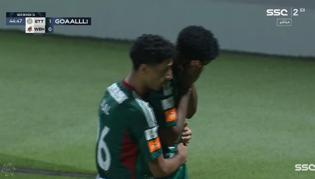 اهداف مباراة الاتفاق والوحدة 2 1 الدوري السعودي