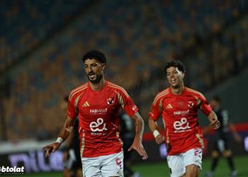 فيديو وسام أبو علي يسجل هدف الأهلي الثاني أمام فاركو في الدوري