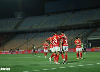 بتصويبة صاروخية الشحات يسجل هدف الأهلي الخامس أمام فاركو