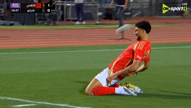هدف وسام ابو علي الاول في مرمي فاركو بالدوري المصري