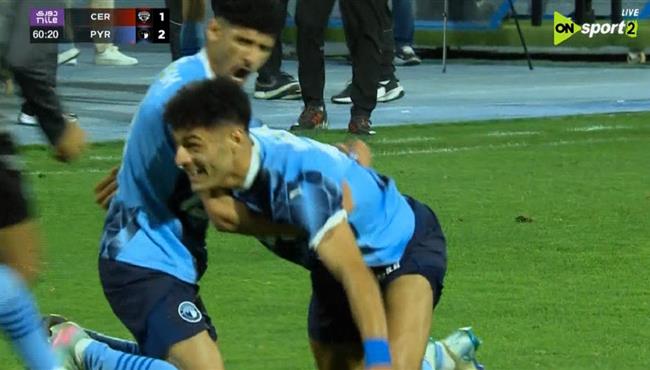 هدف بيراميدز الثالث في مرمي سيراميكا كليوباترا 3 1 الدوري المصري