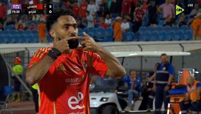 هدف حسين الشحات في مرمي فاركو بالدوري المصري