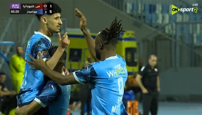 هدف بيراميدز الخامس في مرمي سيراميكا كليوباترا 5 1 الدوري المصري