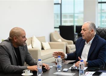 اجتماع بين هاني أبو ريدة وأحمد دياب لبحث التعاون بين الاتحاد والرابطة