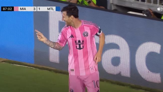 هدف ميسي الثاني الرائع في مرمي مونتريال بالدوري الامريكي