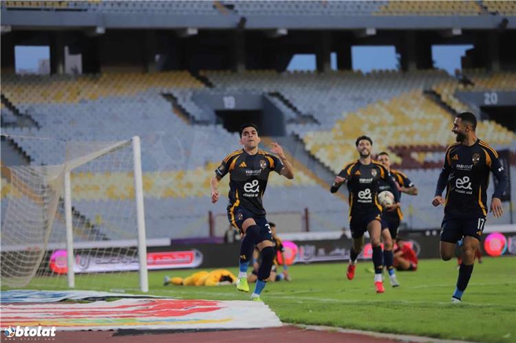 هدف اشرف بن شرقي في مرمي حرس الحدود بالدور الأول للدوري المصري