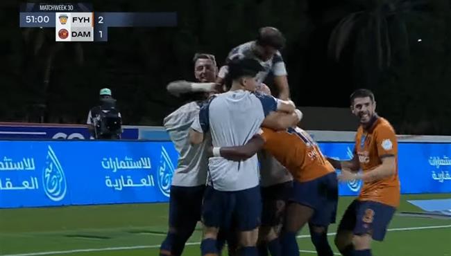 اهداف مباراة الفيحاء وضمك 2 1 الدوري السعودي