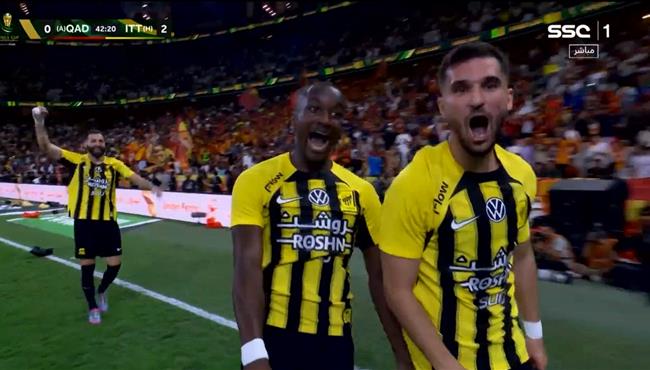 هدف حسام عوار في مرمي القادسية بكأس خادم الحرمين الشريفين