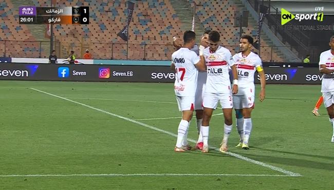 اهداف مباراة الزمالك وفاركو 2 0 الدوري المصري