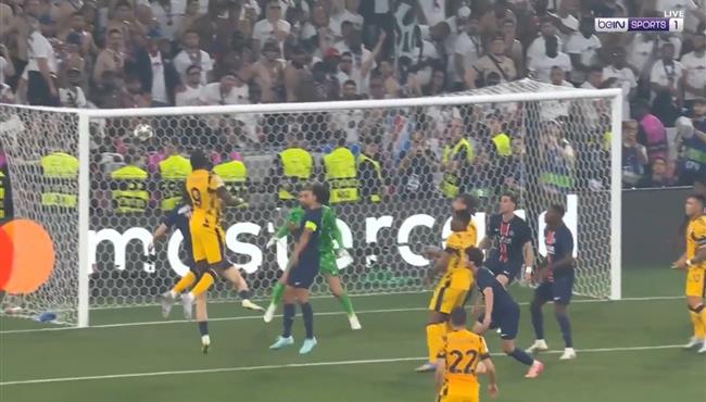 ماركوس تورام كاد ان يسجل هدف امام باريس سان جيرمان في نهائي دوري ابطال اوروبا