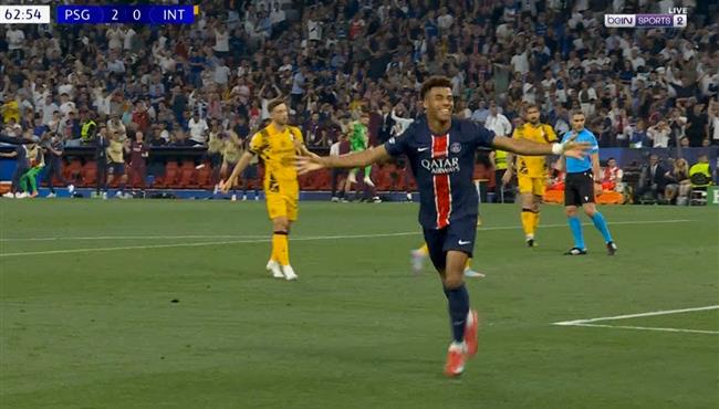 هدف باريس سان جيرمان الثالث في مرمي انتر ميلان بنهائي دوري ابطال اوروبا