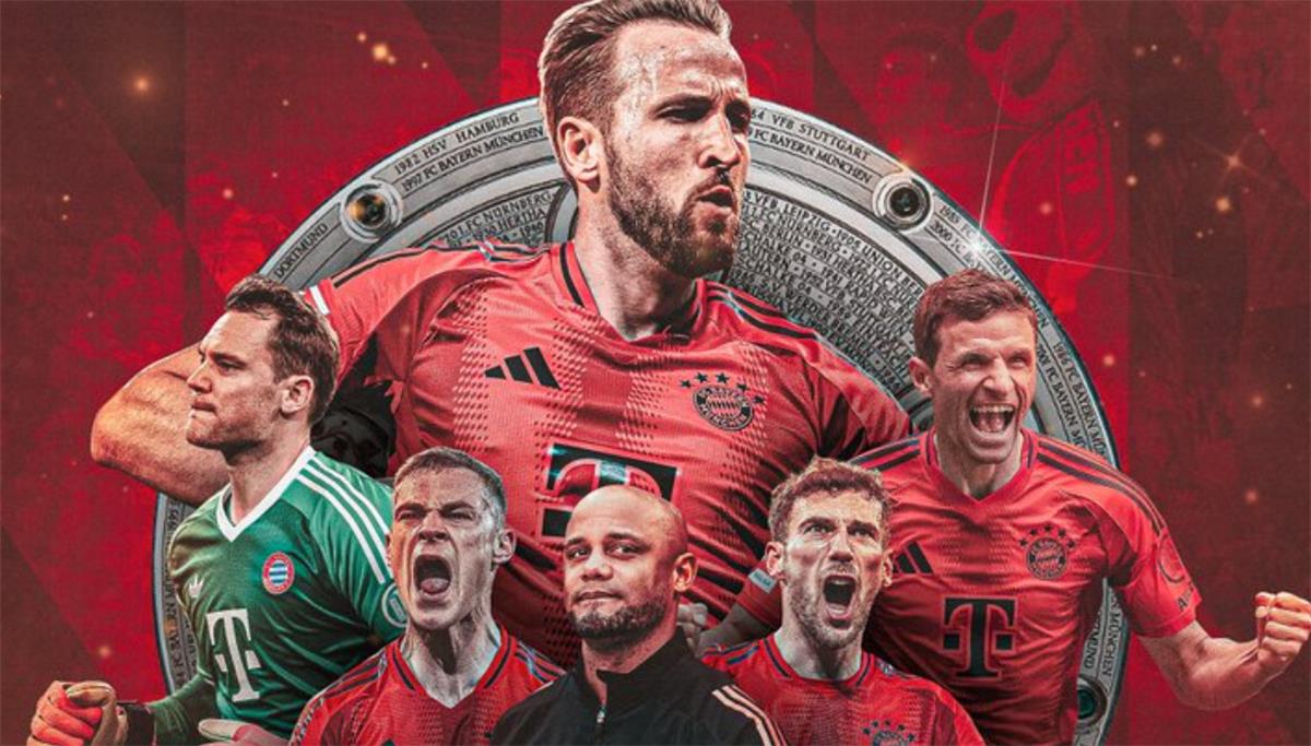 نيوز برو : عاجل | بايرن ميونخ بطلاً لـ الدوري الألماني وهاري كين يحصد أول لقب بمسيرته