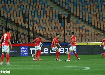 محمد هاني يسجل هدف الأهلي الخامس أمام حرس الحدود