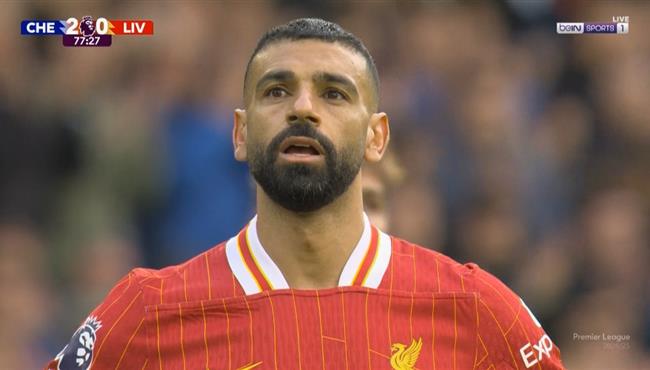 محمد صلاح يهدر فرصة هدف امام تشيلسي بالدوري الانجليزي