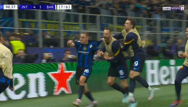 اهداف مباراة انتر ميلان وبرشلونة 4 3 نصف نهائي دوري ابطال اوروبا