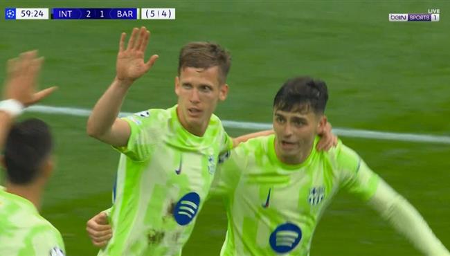 هدف داني اولمو في مرمي انتر ميلان بنصف نهائي دوري ابطال اوروبا