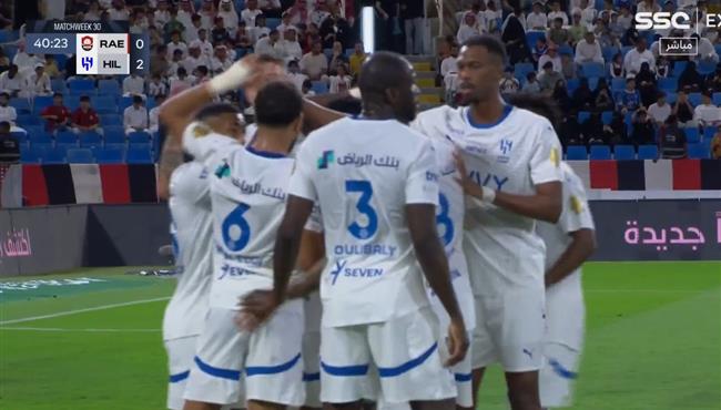 هدف سالم الدوسري الاول في مرمي الرائد بالدوري السعودي