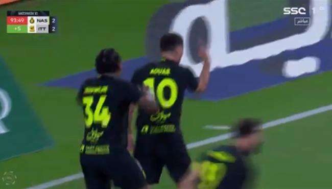 هدف فوز الاتحاد القاتل علي النصر 3 2 ورد فعل رونالدو