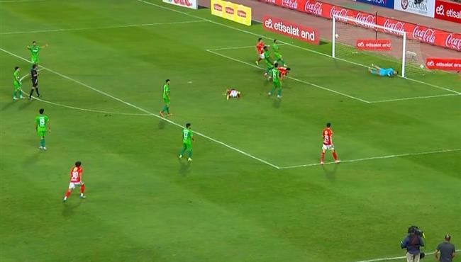 هدف وسام ابو علي الملغي في مرمي المصري بالدوري المصري