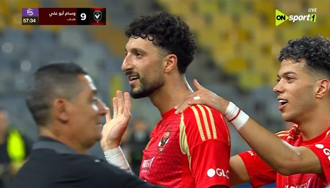 هدف وسام ابو علي العالمي في مرمي المصري بالدوري المصري