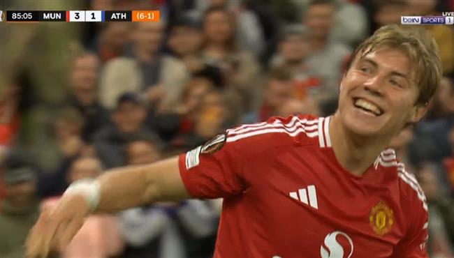 هدف راسموس هويلوند في مرمي اتلتيك بلباو بالدوري الاوروبي