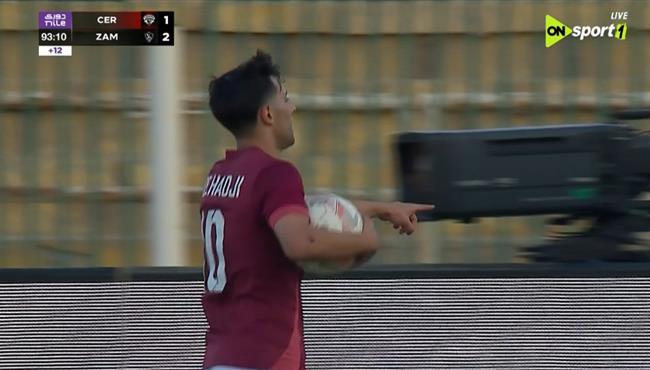 هدف تعادل سيراميكا كليوباترا القاتل مع الزمالك 2 2 احمد بلحاج