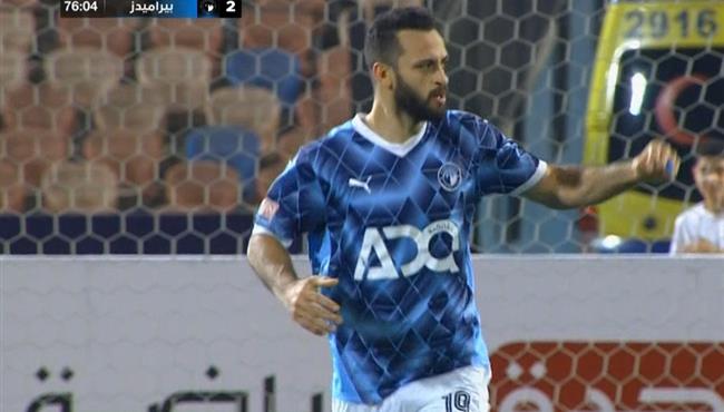 هدف تعادل بيراميدز مع البنك الاهلي 2 2 الدوري المصري