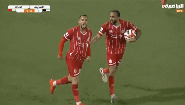 اهداف مباراة الاتحاد والمدينة 1 2 الدوري الليبي