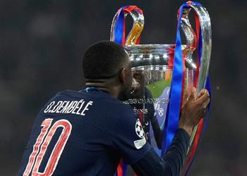 ديمبلي بعد التتويج بـ دوري أبطال أوروبا لن أهين برشلونة مهما حدث