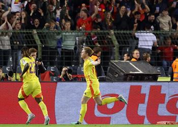 مباراة الـ 7 أهداف بلجيكا تنجو من فخ ويلز وتهزمها برباعية في تصفيات كأس العالم