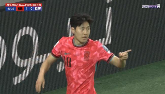 هدف كوريا الجنوبية الثاني في مرمي الكويت بتصفيات كاس العالم