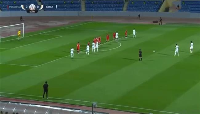 هدف فوز سوريا الخرافي علي افغانستان 1 0 عمر السومة