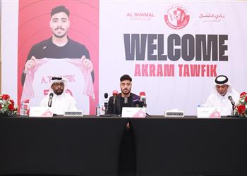 الشمال القطري مهاجم الجزائر لعب دور ا كبير ا في ضم أكرم توفيق من الأهلي