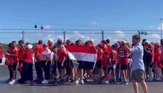 جماهير الاهلي تتوافد علي ملعب هارد روك قبل مباراة انتر ميامي في افتتاح كأس العالم للأندية