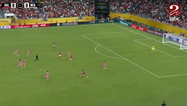 فرصه حسين الشحات المهدره في الثواني الاخيرة امام انتر ميامي في كأس العالم للأندية