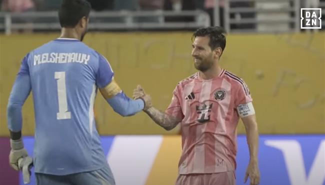 ملخص لمسات ميسي امام الاهلي في كأس العالم للأندية ورد فعله بعد ركلة جزاء تريزيجيه وعناق مع الشناوي
