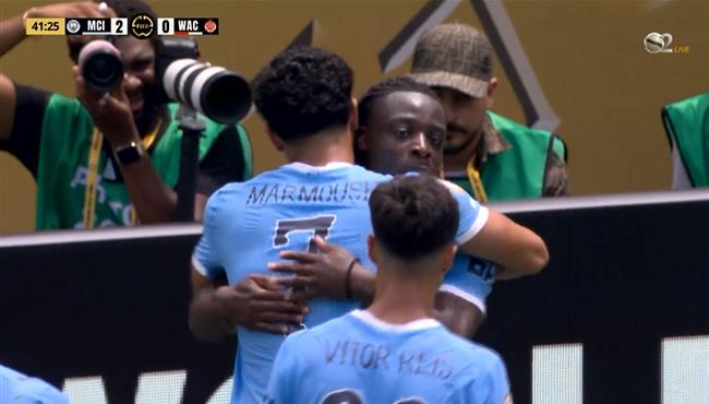 هدف مانشستر سيتي الثاني في مرمي الوداد بكأس العالم للأندية
