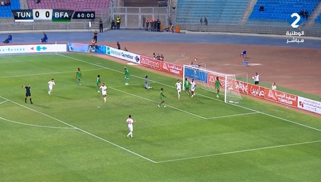 هدف تونس الاول في مرمي بوركينا فاسو 1 0 مباراة ودية
