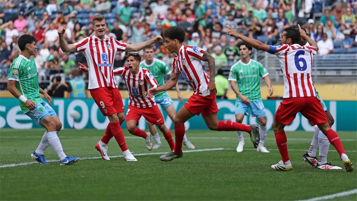 شبكة الحلم : فيديو | أتلتيكو مدريد يحقق فوزه الأول في كأس العالم للأندية على حساب سياتل الأمريكي