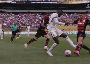 فيديو بعد دخوله بـ4 دقائق طرد مباشر لـ نيكولاس جاكسون في مباراة تشيلسي وفلامينجو