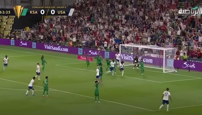 هدف فوز امريكا علي السعودية 1 0 كأس الكونكاكاف الذهبية